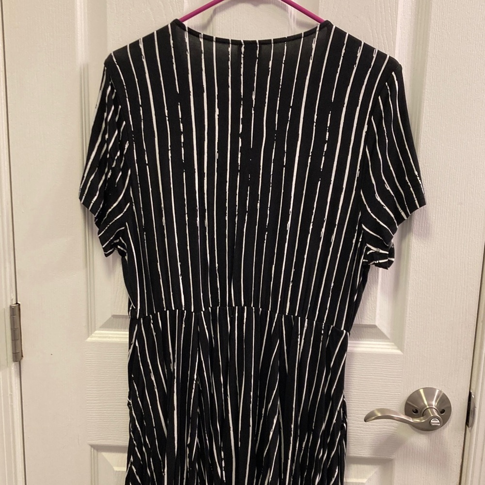 Nightmare Before Christmas torrid skater Stripe Midi Dress Jack Skellington - Picture 5 of 5